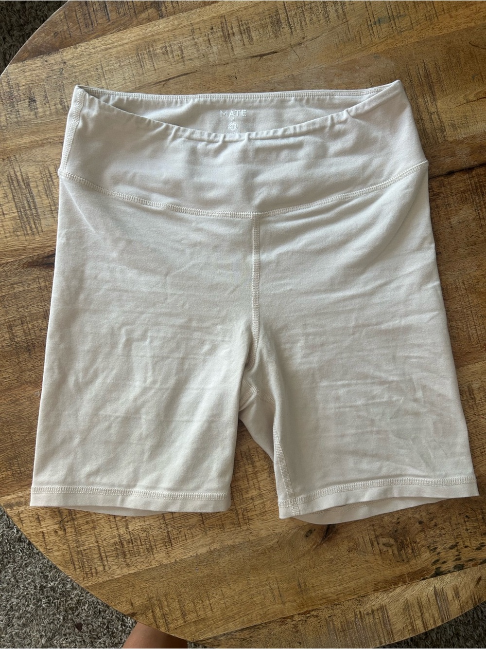 MATE the Label Bone High-Rise Bike Shorts
